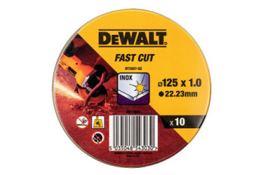 LATA 10 DISCOS INOX DEWALT 125MM  DT3507