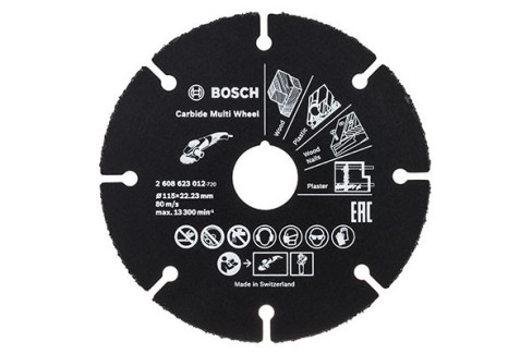DISCO BOSCH MULTIWHEEL CARBURO XLOCK 115 X 22.4