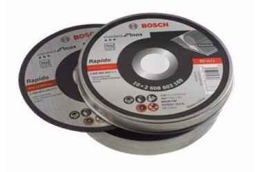 DISCO INOX BOSCH (LATA 10 UDS.) 125X1X22.23