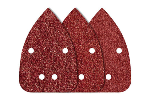 HOJA ABRASIVA ADH.MAD/METAL 10 U WOLFCRAFT SURTIDAS 80/120/140