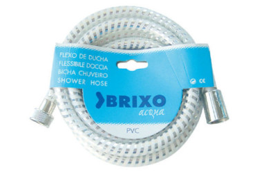 FLEXO DUCHA PVC ACQUA BRIXO BLANCO 1.5 M  432541