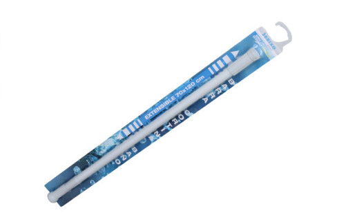 BARRA BAÑO EXTENSIBLE BLANCA 140-260 CM  900080