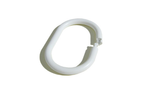 ANILLA CORTINA BAÑO PLASTICO OVALADA 88 (B/100) BOLSA 100