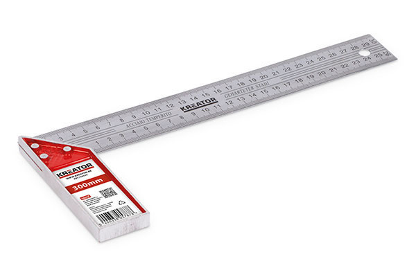 ESCUADRA ALUMINIO KREATOR 300MM