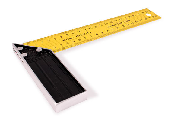 263020 ESCUADRA CARPINTERO METALICA 25 CMS 29242