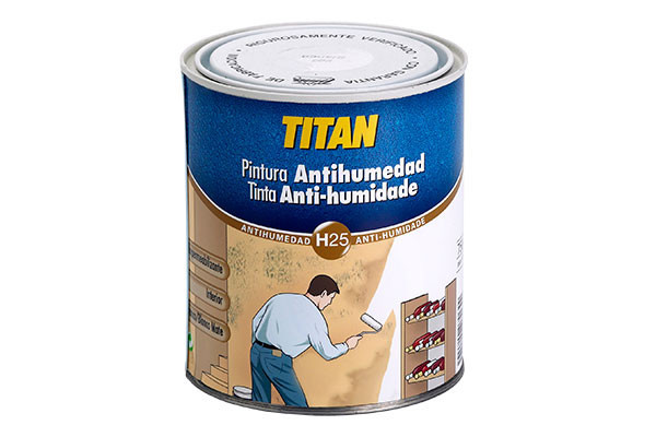 TITAN PINTURA ANTIHUMEDAD H25 MAT 0,75L