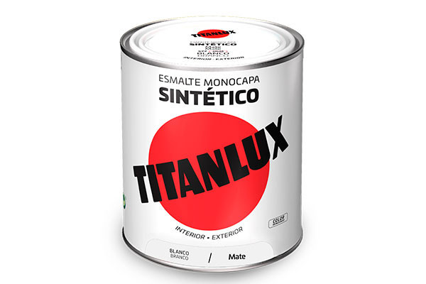 TITANLUX ESMALTE SINTETICO MATE 0,75L BLANCO 0577