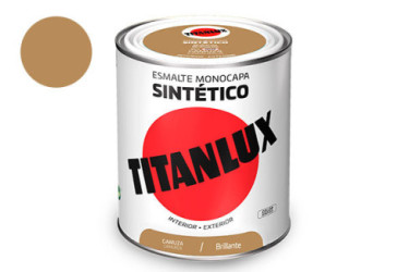 TITANLUX ESMALTE SINTETICO BRILLANTE 0,75L GAMUZA 0543