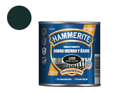 HAMMERITE ESMALTE LISO 750 ML  VERDE OSCURO