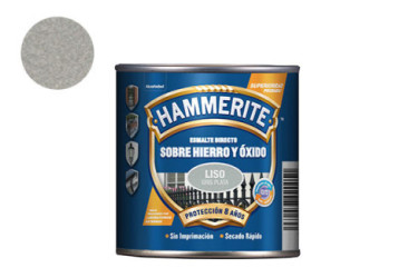 HAMMERITE ESMALTE LISO 250 ML  GRIS PLATA