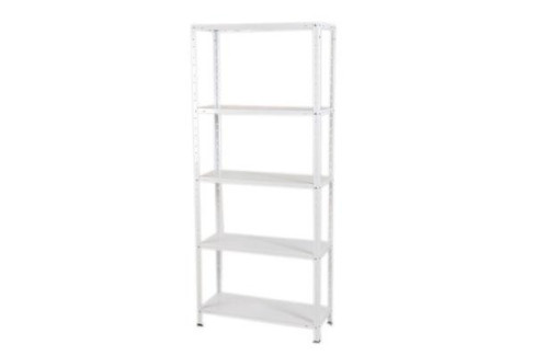 KIT ESTANTERIA METALICA BLANCA 180X90X40 5 BALDAS  323225