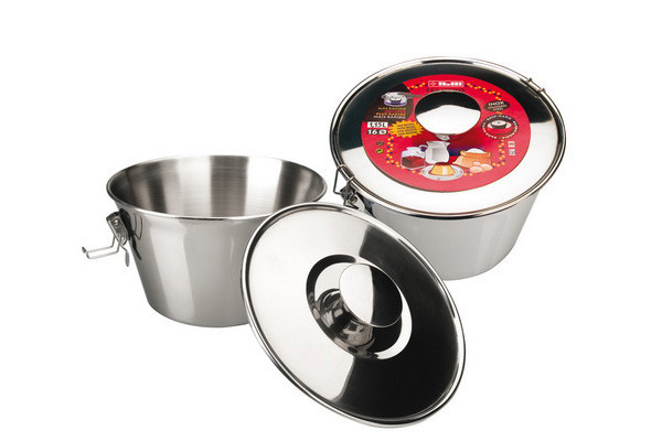 FLANERO C/TAPA Y CIERRE INOX IBILI 16 CM