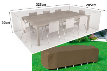 FUNDA PARA MESA RECT. 8 SILLAS 80X325X205 NORTENE 2013600