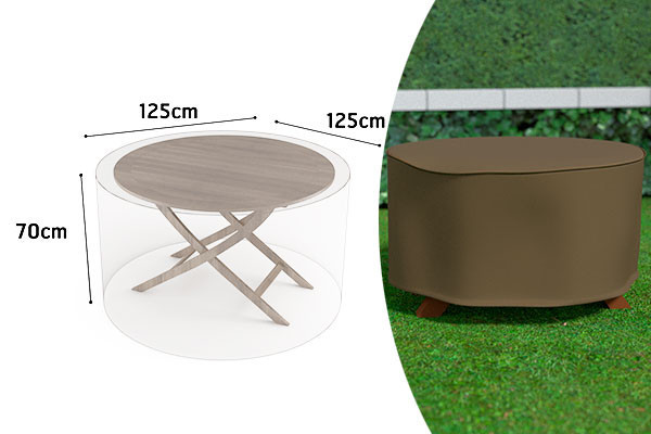 FUNDA PARA MESA REDONDA 70X125X125 NORTENE 2013602