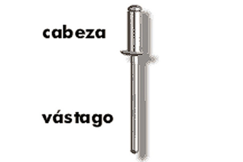 REMACHE ALUMINIO CHAPA 4.8X21 (C/250)  104521