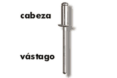 REMACHE ALUMINIO CHAPA 4 X20 (C/500)  104517