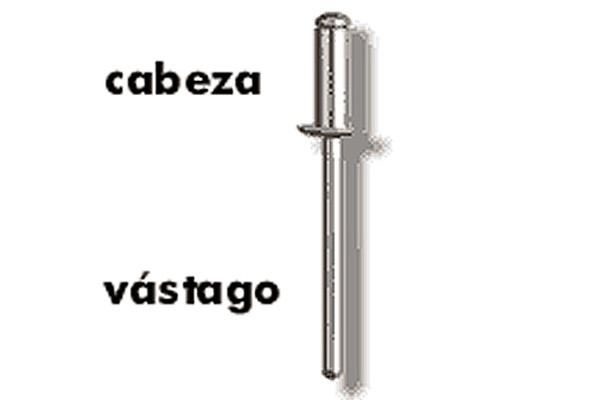 REMACHE ALUMINIO CHAPA 4 X16 (C/500)  104528