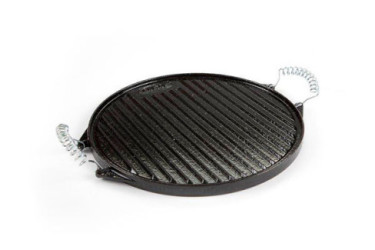 GRILL C/ASAS HIERRO FUNDIDO ESMALTADO GARCIMA REDONDO  42 CM