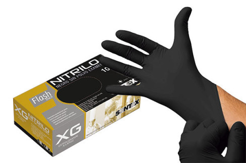 GUANTE NITRILO EXTREME LITE NEGRO (C/100 UDS) TALLA 9-10 XL