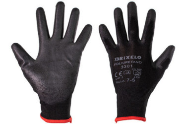 GUANTE NYLON POLIURETANO NEGRO 6  800651