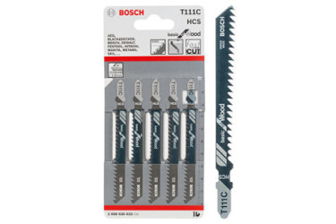 HOJA CALAR BOSCH T 111 C BASIC WOOD (5 UDS.)