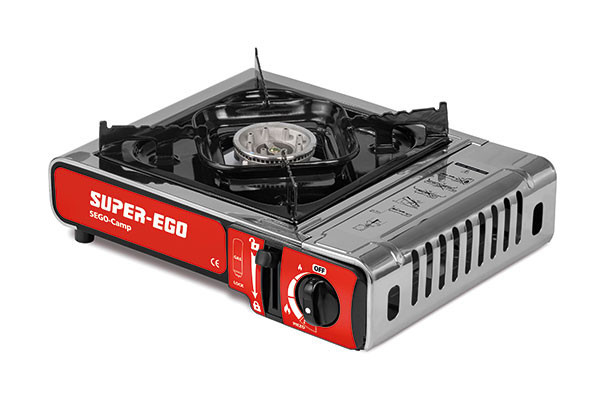 COCINA PORTATIL HORNILLO CARTUCHO NUEVA SEGO-CAMP SUPER EGO