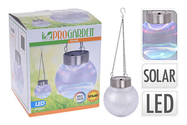 FAROL SOLAR COLGANTE 14X45 CM CX2 PROGARDEN