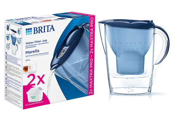 JARRA BRITA MARELLA 2 FILTROS MAXTRA PRO AZUL