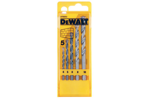 DT6952 SET 5 BROCAS PARA PIEDRA (4-5-6-8-10) DeWALT