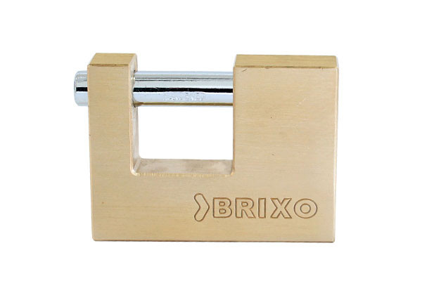 CANDADO RECTANGULAR LATON U BRIXO MOD 18 90 MM  800650