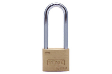 CANDADO LATON TIFON EXTRA LARGO 40 MM