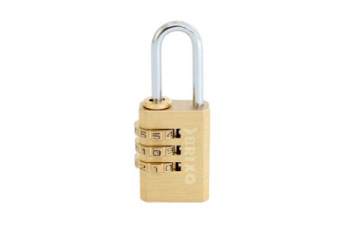 CANDADO COMBINACION LATON BRIXO MOD 19 28 MM  800656