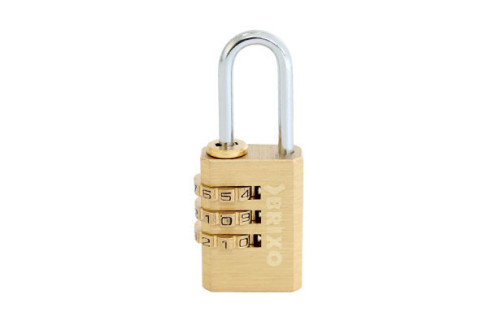 CANDADO COMBINACION LATON BRIXO MOD 19 28 MM  800656