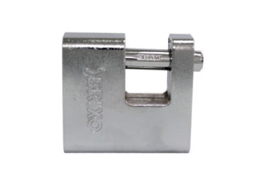 CANDADO RECTANGULAR ACORAZADO U BRIXO MOD 18 80 MM  800653
