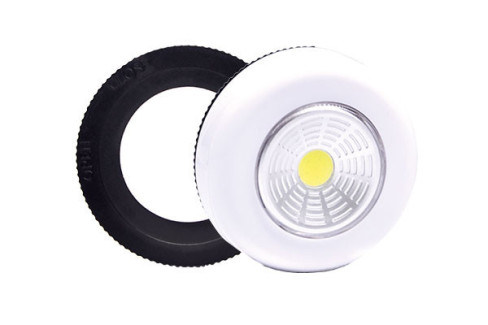 LINTERNA PULSADOR REDONDA LED COB BRIXO  801130