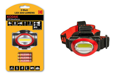 LINTERNA CABEZA HEADLAMP 300LM 3XAAA KODAK