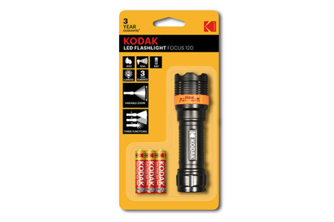 LINTERNA LED FOCUS 120 750mW KODAK