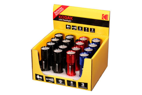EXP. 16 LINTERNAS 9 LED COMPACT C/PILAS KODAK