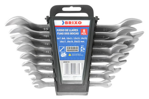 LLAVE FIJA DOS BOCAS BRIXO JUEGO 8 LLAVES  468610
