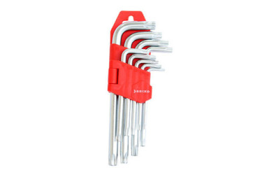 LLAVE NIQUEL TORX CR-V BRIXO JUEGO DE 9  800747