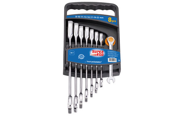 LLAVE COMBINADAS FIJAS CARRACA SEH001300 SUPER EGO JUEGO DE 8