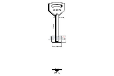 LLAVE DE GORJA (LATON) MOI-5G