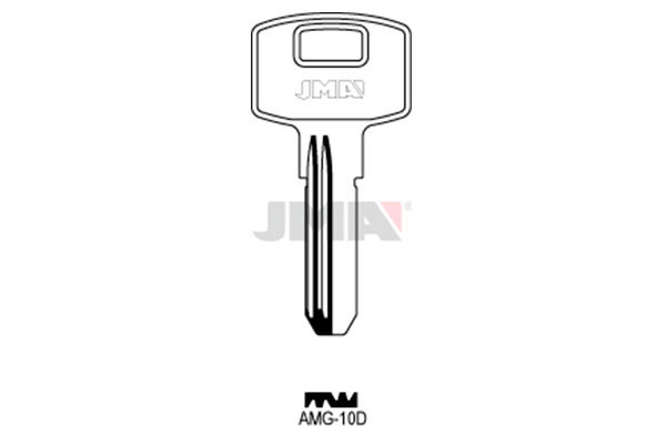 LLAVE DE LATON (SEGURIDAD) AMG-10D