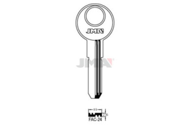 LLAVE DE LATON (SEGURIDAD) FAC-24