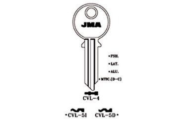 LLAVE DE ALUMINIO CVL-5I  121603