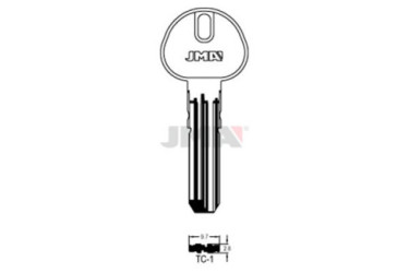 LLAVE DE LATON (SEGURIDAD) TC-1