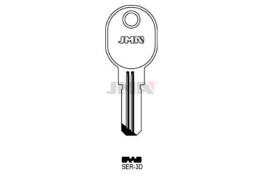 LLAVE DE LATON (SEGURIDAD) SER-3D