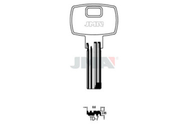LLAVE DE ALPACA (SEGURIDAD) TD-7