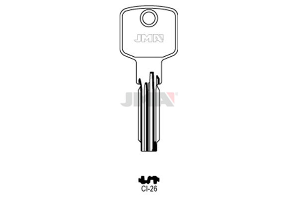 LLAVE DE LATON (SEGURIDAD) CI-26  122873