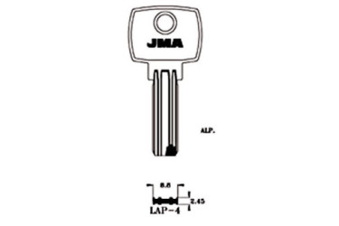 LLAVE DE ALPACA (SEGURIDAD) LAP-4
